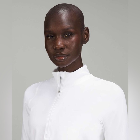 NWT Sz 12 NULUX LONG SLEEVE TENNIS HALF-ZIP Magenta Purple MGPR Lululemon - Picture 10 of 13